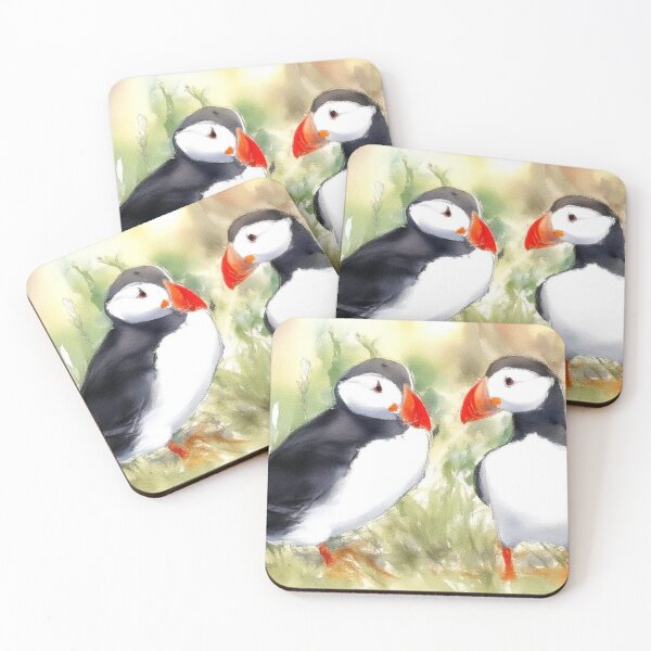 Item preview, Two puffins designed and sold by sid1802.