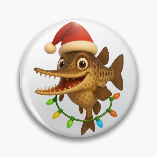 Item preview, Christmas Longnose Gar Fish designed and sold by Sillytoe.