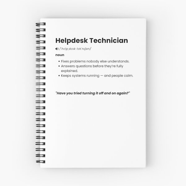 Item preview, Helpdesk Technician Definition | Funny IT Support Gift designed and sold by Yuli Club.