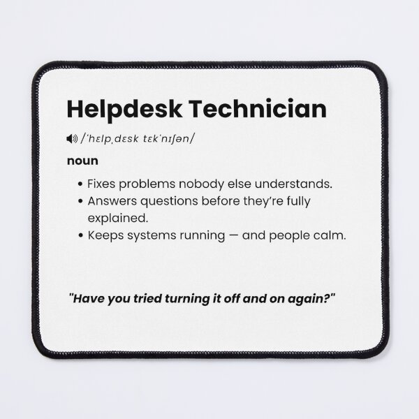Item preview, Helpdesk Technician Definition | Funny IT Support Gift designed and sold by Yuli Club.