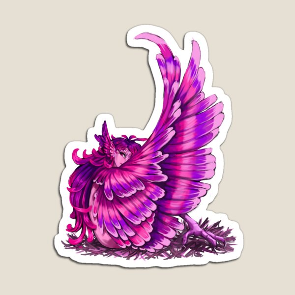 Item preview, The Wary Harpy - Huevember designed and sold by Catacusca.