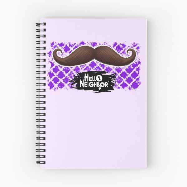 Item preview, Hello Neighbor Iconic Mustache Showcase Design designed and sold by Tr33zyCrazyStudios.