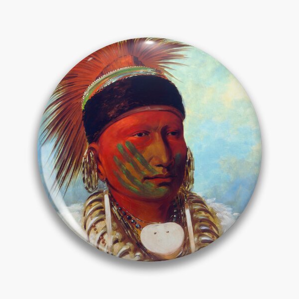 Item preview, White Cloud, Chief of the Iowas - George Catlin designed and sold by Jon-Baran.