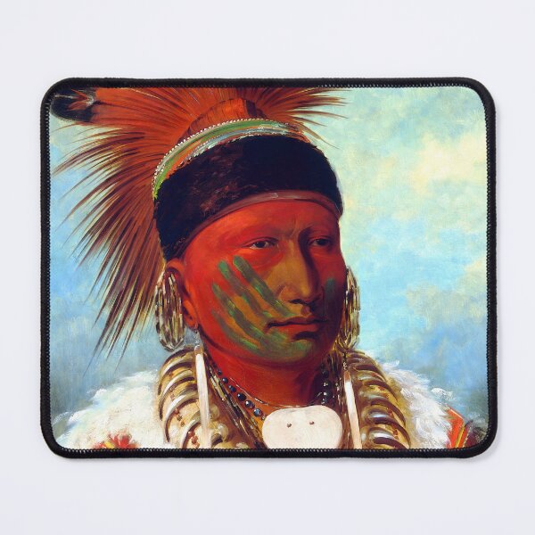 Item preview, White Cloud, Chief of the Iowas - George Catlin designed and sold by Jon-Baran.