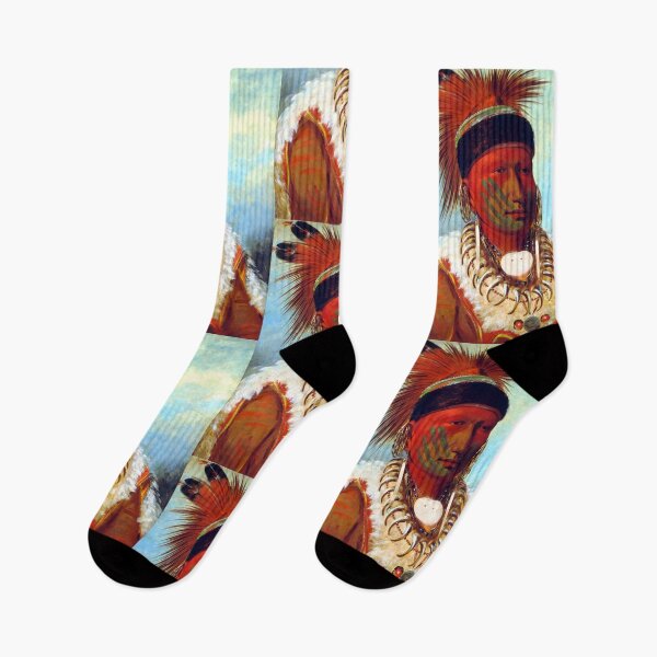 Item preview, White Cloud, Chief of the Iowas - George Catlin designed and sold by Jon-Baran.