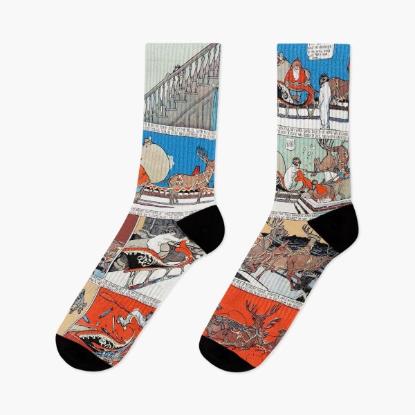 Item preview, Little Nemo in Slumberland  - Vintage Comic Illustration Santa Sleigh Adventure for Retro Art Lovers designed and sold by RickE.