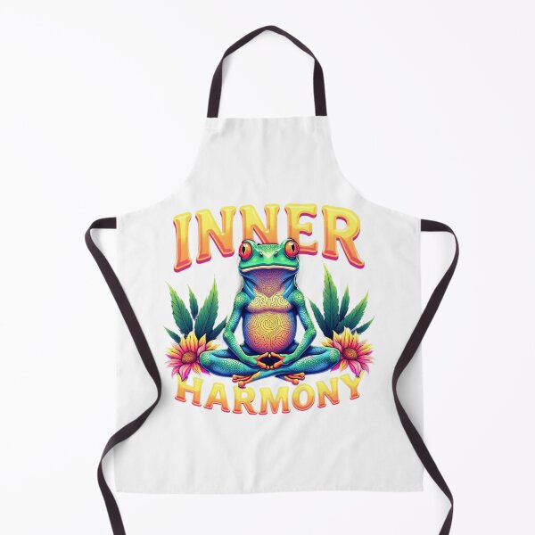 Item preview, Zen Frog Inner Harmony Yoga Meditation Aesthetic designed and sold by TS68.