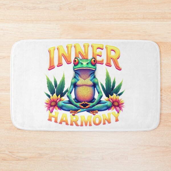 Item preview, Zen Frog Inner Harmony Yoga Meditation Aesthetic designed and sold by TS68.
