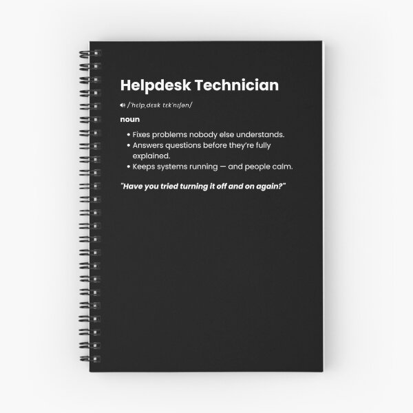 Item preview, Helpdesk Technician Definition | Funny IT Support Gift designed and sold by Yuli Club.