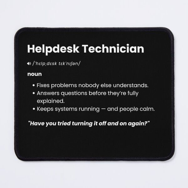 Item preview, Helpdesk Technician Definition | Funny IT Support Gift designed and sold by Yuli Club.