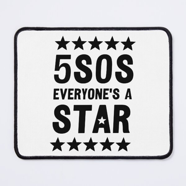 Item preview, Everyone is a Star - Bold Minimalist Lyric Graphic - Black on White Typography designed and sold by velvetearth.