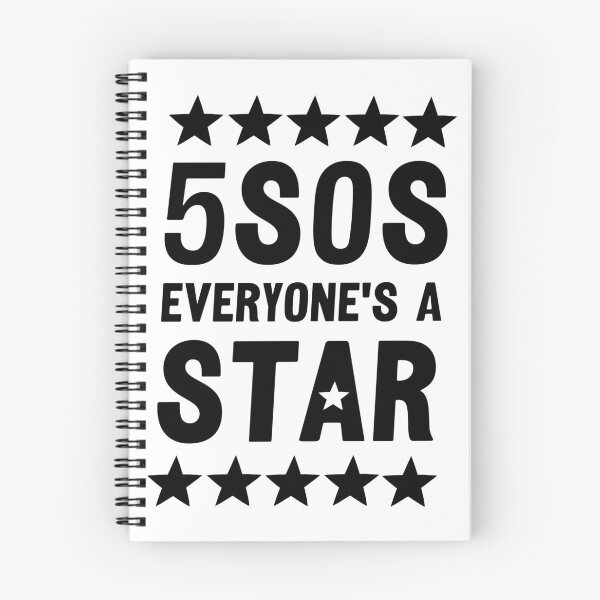 Item preview, Everyone is a Star - Bold Minimalist Lyric Graphic - Black on White Typography designed and sold by velvetearth.