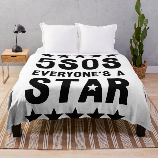 Item preview, Everyone is a Star - Bold Minimalist Lyric Graphic - Black on White Typography designed and sold by velvetearth.