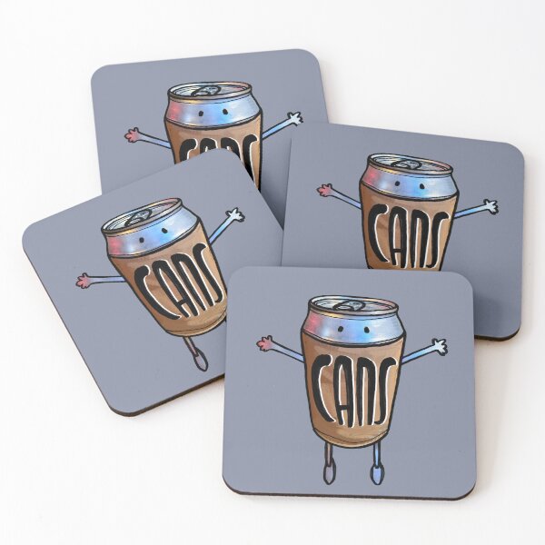 Item preview, Cute drink can, cans, funny designed and sold by badlydrawnbabe.