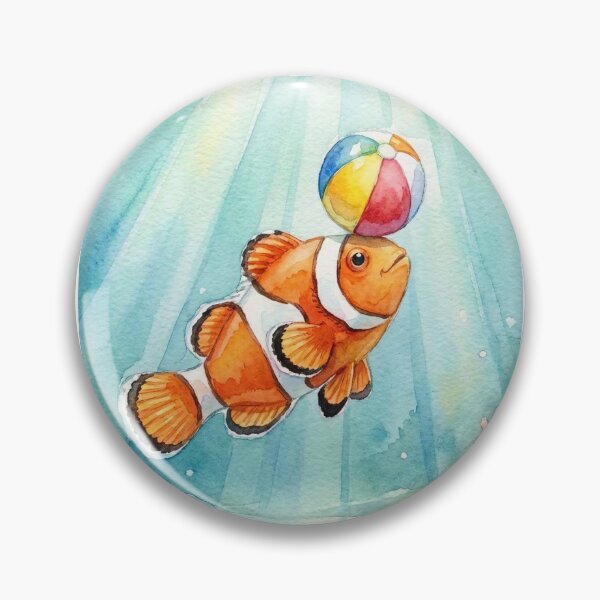 Item preview, Clown fish playing  designed and sold by carlsmart1.