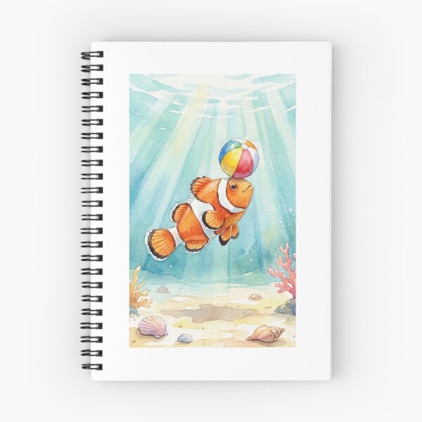 Item preview, Clown fish playing  designed and sold by carlsmart1.