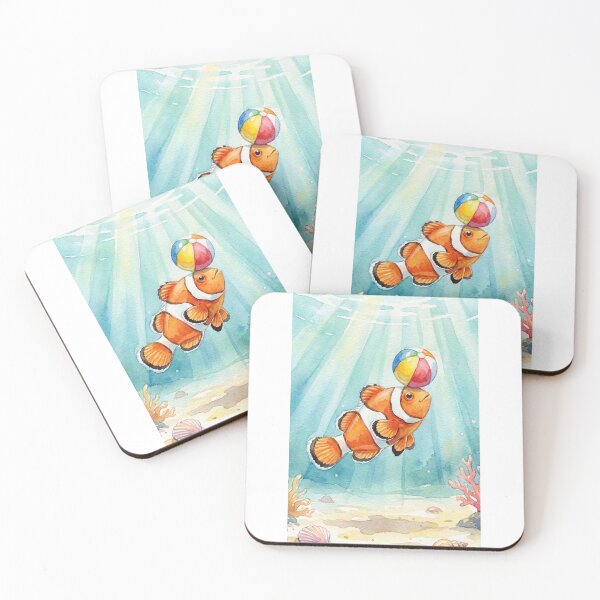 Item preview, Clown fish playing  designed and sold by carlsmart1.