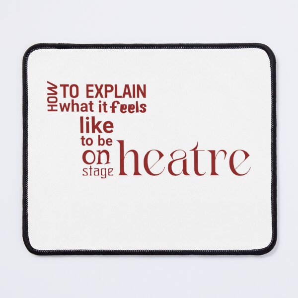 Item preview, What it feels to make theatre? - theatre lovers designed and sold by Substance_life.