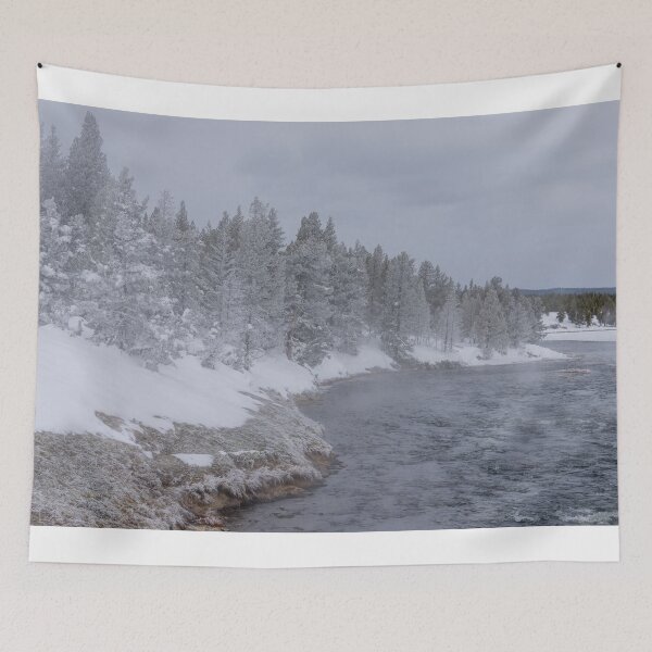 Item preview, Waves of Icy Fog Along River designed and sold by SafariByMarisa.
