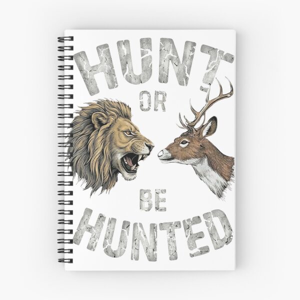 Item preview, Lion vs Deer Hunt or Be Hunted Design, Predator vs Prey Safari Graphic, Wild Animal Battle Art designed and sold by ColorFlick.