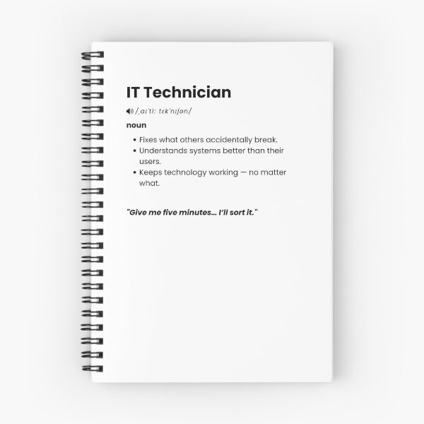 Item preview, IT Technician Definition | Funny Tech Support Gift designed and sold by Yuli Club.