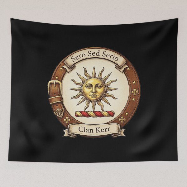Item preview, Clan Kerr Crest designed and sold by BagTown Clans.