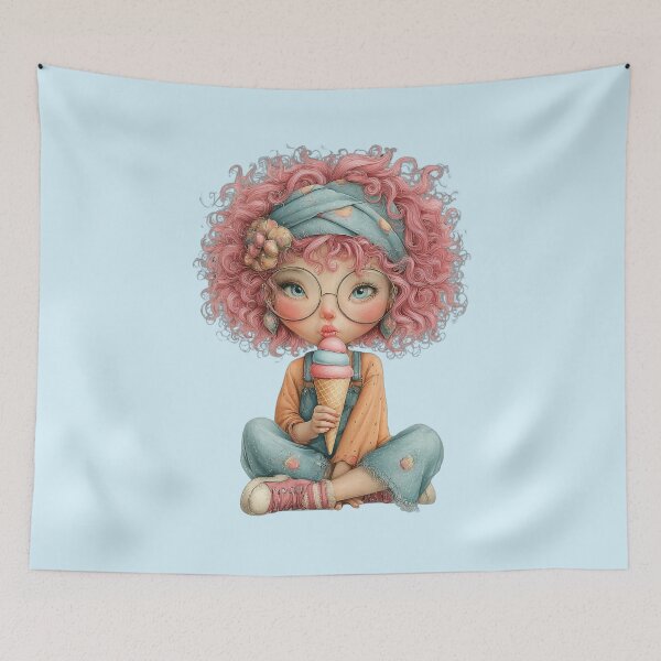 Item preview, Woman With Ice Best Summer Vacation Ideas For Woman and Girl Gifts  designed and sold by MalwasBasket.
