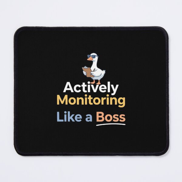 Item preview, Funny Goose Actively Monitoring Like a Boss Funny Goose Teacher Aesthetic Testing Day Design designed and sold by bilal sibgui.
