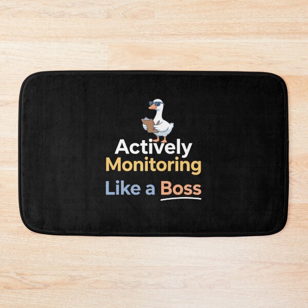 Item preview, Funny Goose Actively Monitoring Like a Boss Funny Goose Teacher Aesthetic Testing Day Design designed and sold by bilal sibgui.