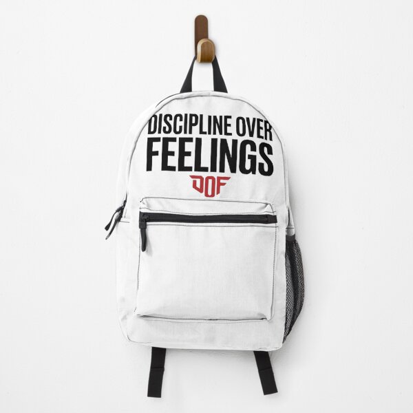 Item preview, Discipline Over Feelings T-Shirt – Gym Motivation Streetwear Design DOF designed and sold by No Excuses .
