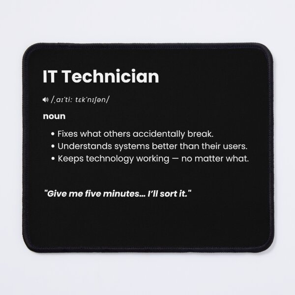 Item preview, IT Technician Definition | Funny Tech Support Gift designed and sold by Yuli Club.