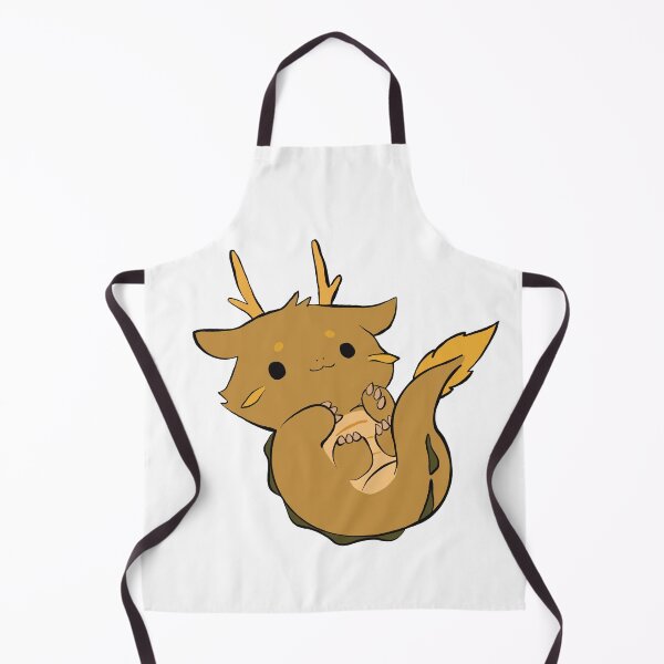 Item preview, Cozy baby dragon - sleepy gold forest dragon designed and sold by aziza-doodles.