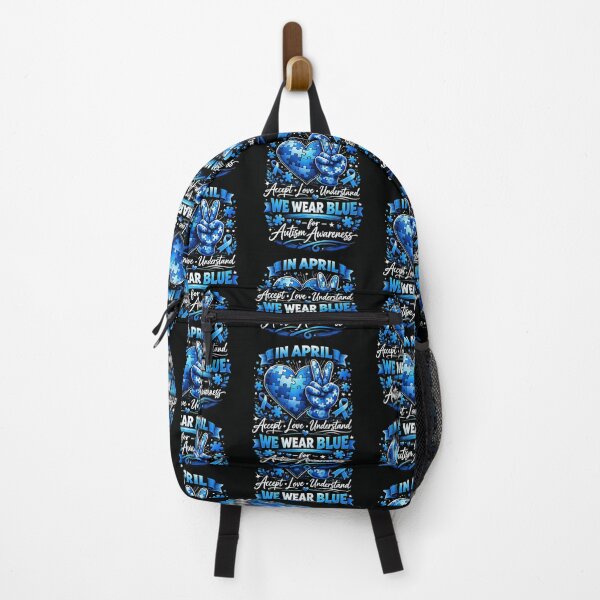 Item preview, in April We Wear Blue Autism Awareness Men Women Kids Autism designed and sold by Ali-printshop.