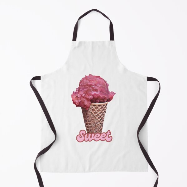 Item preview, Raspberry Sorbet Fruit Ice Cream Sweet Painting designed and sold by Whimsical Food Paintings by Kim Testone.