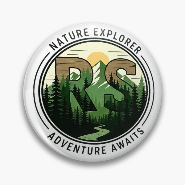 Item preview, RS Adventure Nature Explorer - Mountain Sunset Vintage Logo - Adventure Awaits designed and sold by RS-Globalist-.