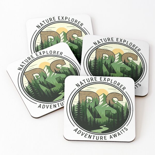 Item preview, RS Adventure Nature Explorer - Mountain Sunset Vintage Logo - Adventure Awaits designed and sold by RS-Globalist-.
