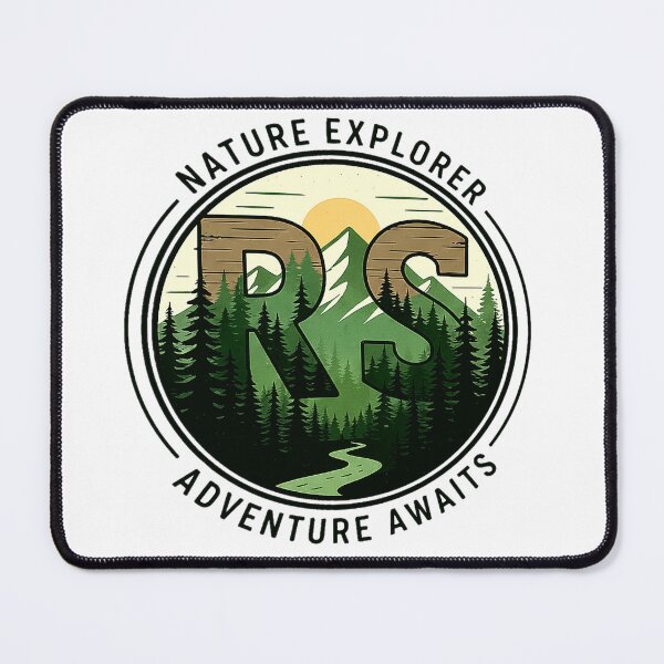 Item preview, RS Adventure Nature Explorer - Mountain Sunset Vintage Logo - Adventure Awaits designed and sold by RS-Globalist-.