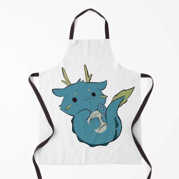Item preview, Cozy baby dragon - sleepy blue forest dragon designed and sold by aziza-doodles.