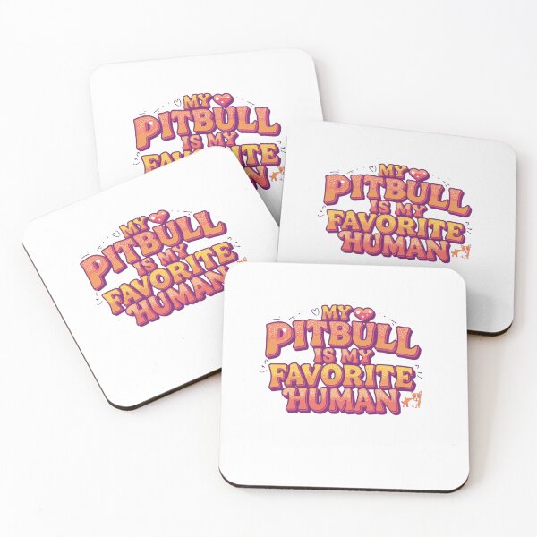 Item preview, My Pitbull is my Favorite Human designed and sold by My Pitbull Place.