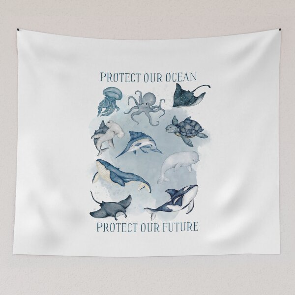 Item preview, Protect Our Ocean Protect Our Future designed and sold by LuveraxArt.