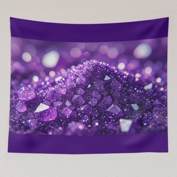 Item preview, Amethyst Powder Pile with Sparkling Crystalline Purple Particles	 designed and sold by EvaAngel.