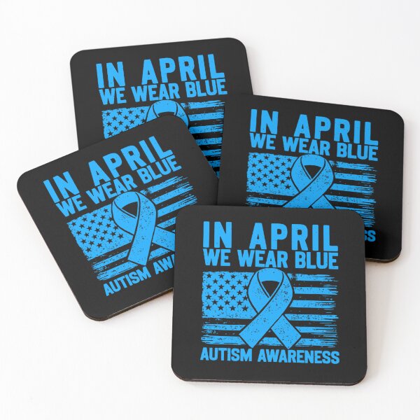 Item preview, in april we wear blue autism awareness  designed and sold by Ali-printshop.