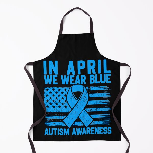 Item preview, in april we wear blue autism awareness  designed and sold by Ali-printshop.