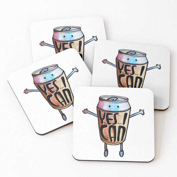 Item preview, Funny drinking can, yes I can designed and sold by badlydrawnbabe.