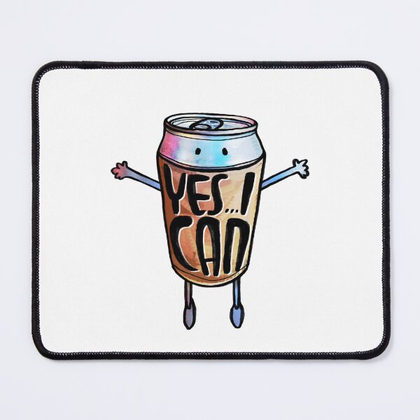 Item preview, Funny drinking can, yes I can designed and sold by badlydrawnbabe.