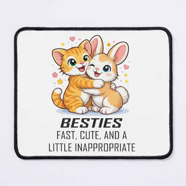 Item preview, Besties! Fast, Cute, and Inappropriate! designed and sold by Remake Design Lab.