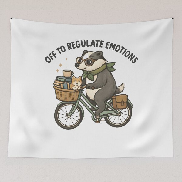 Item preview, Cozy Animal Bike Ride Emotional Reset designed and sold by SiarheiYur.