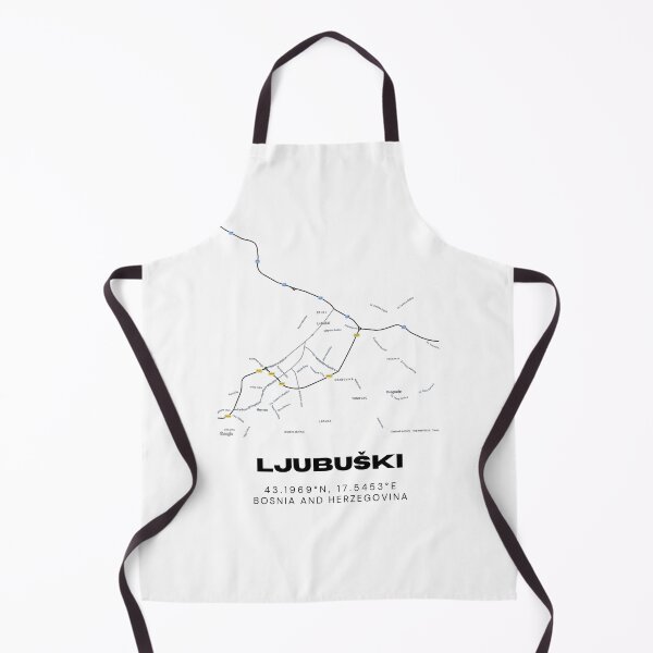 Item preview, Ljubuški Bosnia Minimalist Map Poster | Stylish City Map Art designed and sold by RM-Journey.