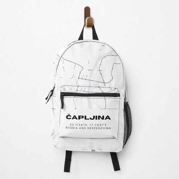 Item preview, Čapljina Bosnia Minimalist Map Art | Clean City Street Map Poster designed and sold by RM-Journey.