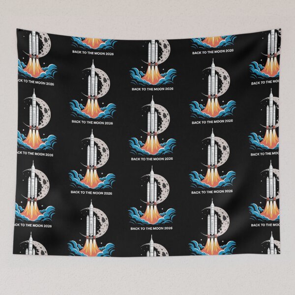 Item preview, Back to the Moon Launch to The Moon 2026 designed and sold by FreeArt2.